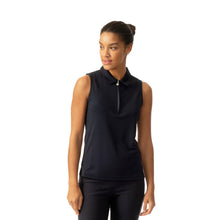 Load image into Gallery viewer, Daily Sports Peoria Womens Sleeveless Golf Polo 1 - Black/XL
- 1