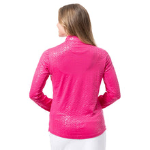 Load image into Gallery viewer, SanSoleil Solshine Foil Prnt Mock Wmn LS Sun Shirt
- 3