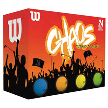 Load image into Gallery viewer, Wilson Chaos Golf Balls - 24 Pack - Color
- 1