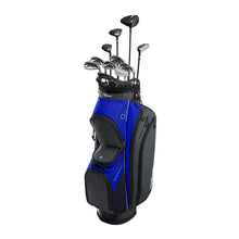 Load image into Gallery viewer, Wilson Player Fit Mn RH Grap Complet Cart Golf Set - Standard/Regular/Black/Blue/Wht
- 1