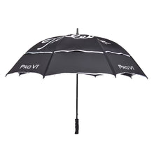 Load image into Gallery viewer, Titleist Tour Double Canopy 68inch Golf Umbrella - Black/White
- 1