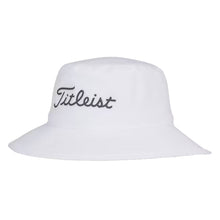 Load image into Gallery viewer, Titleist StaDry Mens Golf Bucket Hat - Wht/Charcoal/One Size
- 4