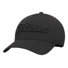 Load image into Gallery viewer, Titleist Players Tech Mens Golf Hat - Blk/Blk Tonal/One Size
- 2