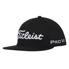 Load image into Gallery viewer, Titleist Tour Elite Flat Bill Mens Golf Hat - Black/White/One Size
- 1
