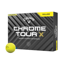 Load image into Gallery viewer, Callaway Chrome Tour X Golf Balls - Dozen - Yellow
- 2