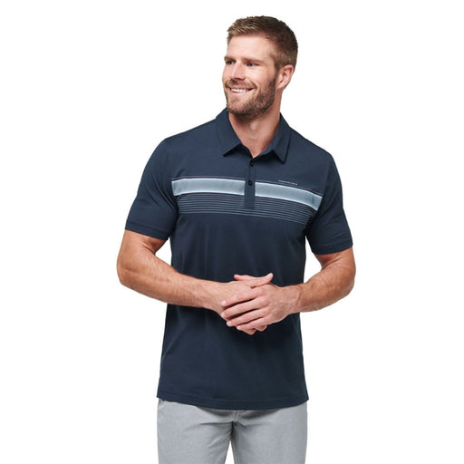 TravisMathew State of the Art Mens Golf Polo - Total Eclipse/XL