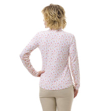 Load image into Gallery viewer, SanSoleil SolTek Lux Ice Coral Womens LS Sun Shirt
- 2