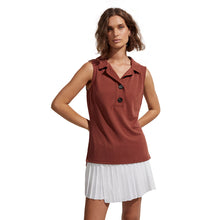 Load image into Gallery viewer, Varley Caine Womens Sleeveless Polo - Sienna/L
- 1