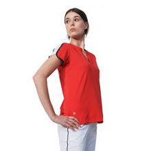Load image into Gallery viewer, Daily Sports Clichy Womens Cap Sleeve Polo - MANDARINE 452/XL
- 1