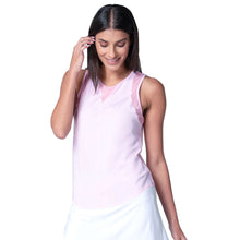 Load image into Gallery viewer, Lucky In Love Chill Out Womens Tennis Tank - Pink Sand/XL
- 16