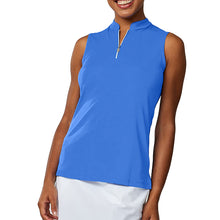 Load image into Gallery viewer, Sofibella Golf Colors Womens SL Golf Polo - Valley Blue/2X
- 3