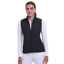 Load image into Gallery viewer, EP New York Vertical Quilted Womens Golf Vest - Black/L
- 1