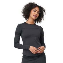 Load image into Gallery viewer, Lija Elite Pacer Long Sleeve Womens Tennis Shirt - Black/L
- 1