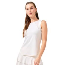 Load image into Gallery viewer, Lija Elite Power Womens Tennis Tank - White/XL
- 5