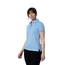 Load image into Gallery viewer, Daily Sports Peoria Womens Short Sleeve Golf Polo - Belle Blue/L
- 1