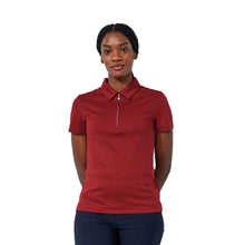 Load image into Gallery viewer, Daily Sports Peoria Womens Short Sleeve Golf Polo - Umbria Red/L
- 3