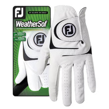 Load image into Gallery viewer, FootJoy WeatherSof White/Black Mens Golf Glove - Right/XL
- 5