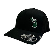Load image into Gallery viewer, TravisMathew Widder 2.0 Michigan Hat - Black/Green/One Size
- 2