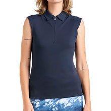 Load image into Gallery viewer, NVO Nikki II Womens Sleeveless Golf Polo - Navy/L
- 3