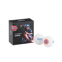 Load image into Gallery viewer, Volvik Marvel Hero 3.0 Golf Balls - 4 Pack - Captain America
- 1