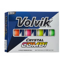 Load image into Gallery viewer, Volvik Crystal Combi Golf Balls - Dozen - Assorted
- 1
