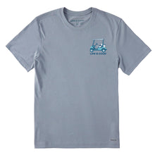 Load image into Gallery viewer, Life Is Good Golf More Worry Less Mens T-Shirt - Stone Blue/XL
- 2
