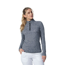 Load image into Gallery viewer, Daily Sports Kyoto Half Zip Womens Golf Pullover - Monochrome Blk/XL
- 1