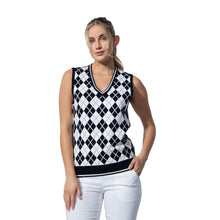 Load image into Gallery viewer, Daily Sports Abruzzo V-Neck Womens Golf Vest - Argyle/L
- 1