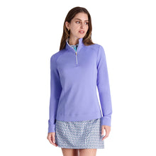 Load image into Gallery viewer, Fairway & Greene Wells Womens Golf Quarter-Zip - Blue Belle/L
- 1