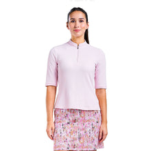 Load image into Gallery viewer, NVO Noa II Mock Womens Golf Polo - Pink Sugar/XL
- 1