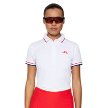 Load image into Gallery viewer, J. Lindeberg Desiree Womens Golf Polo - White/L
- 3