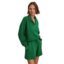 Load image into Gallery viewer, Varley Hawley Half-Zip Womens Sweater - Verdant Green/L
- 16