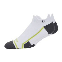 Load image into Gallery viewer, FootJoy TechDry Roll Tab Mens Socks - White
- 2