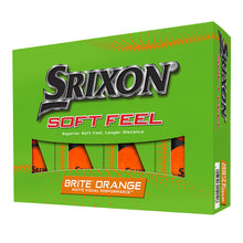 Load image into Gallery viewer, Srixon Soft Feel 14 Brite Golf Balls - Dozen - Brite Orange
- 4
