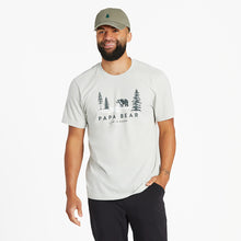 Load image into Gallery viewer, Life Is Good Scenic Papa Bear Mens T-Shirt - Fog Gray/XL
- 1