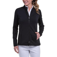 Load image into Gallery viewer, EP New York Mesh Blocked Womens Golf Jacket - Black/L
- 1