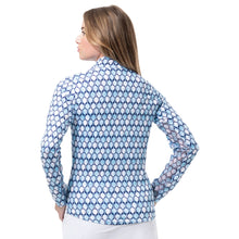 Load image into Gallery viewer, SanSoleil Solcool Print Mock Womens Golf PO
- 5