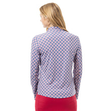 Load image into Gallery viewer, SanSoleil Solcool Print Mock Womens Golf PO
- 2