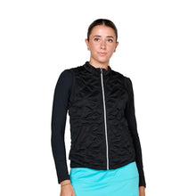 Load image into Gallery viewer, Sofibella UV Staples Quilt Womens Golf Vest - Black/2X
- 1