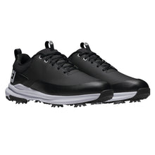Load image into Gallery viewer, FootJoy Tour Rival Spiked Mens Golf Shoes - Black/White/2E WIDE/12.0
- 1