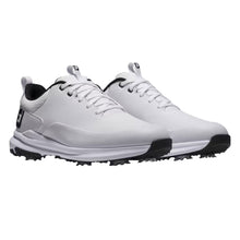 Load image into Gallery viewer, FootJoy Tour Rival Spiked Mens Golf Shoes - White/Black/2E WIDE/11.5
- 2