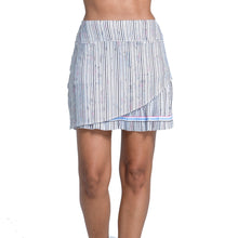 Load image into Gallery viewer, Lucky in Love Peek A Blue Pltd 15.5 Wmn Golf Skort - White/L
- 1