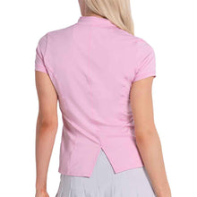 Load image into Gallery viewer, Lucky In Love Pleated Placket Womens SS Golf Polo
- 5