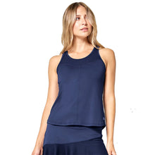 Load image into Gallery viewer, Lija Elite Force Womens Tennis Tank - Dark Navy/L
- 1