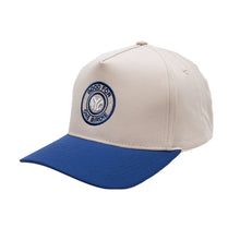 Load image into Gallery viewer, Redvanly Good For One Birdie 5-Panel Mens Hat - Beige/Navy/One Size
 - 1