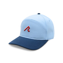Load image into Gallery viewer, Redvanly R Icon 6-Panel Mens Hat - Sky Blue/Navy/One Size
 - 1