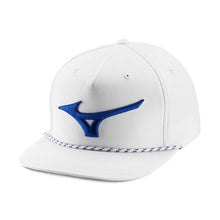 Load image into Gallery viewer, Mizuno Runbird Rope Golf Hat - Wht/Royal
- 2