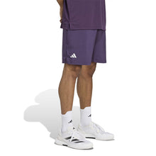 Load image into Gallery viewer, Adidas Club 3 Stripe 7 Inch Mens Tennis Shorts - Aurora Plum/XL
- 3