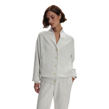 Load image into Gallery viewer, Varley Celeste Button Through Sweat Womens Jacket - Ivory Marl/M
- 3