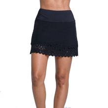 Load image into Gallery viewer, Lucky In Love Laser Bloom 15.5 Inch Wmn Golf Skort - Black/XL
- 3